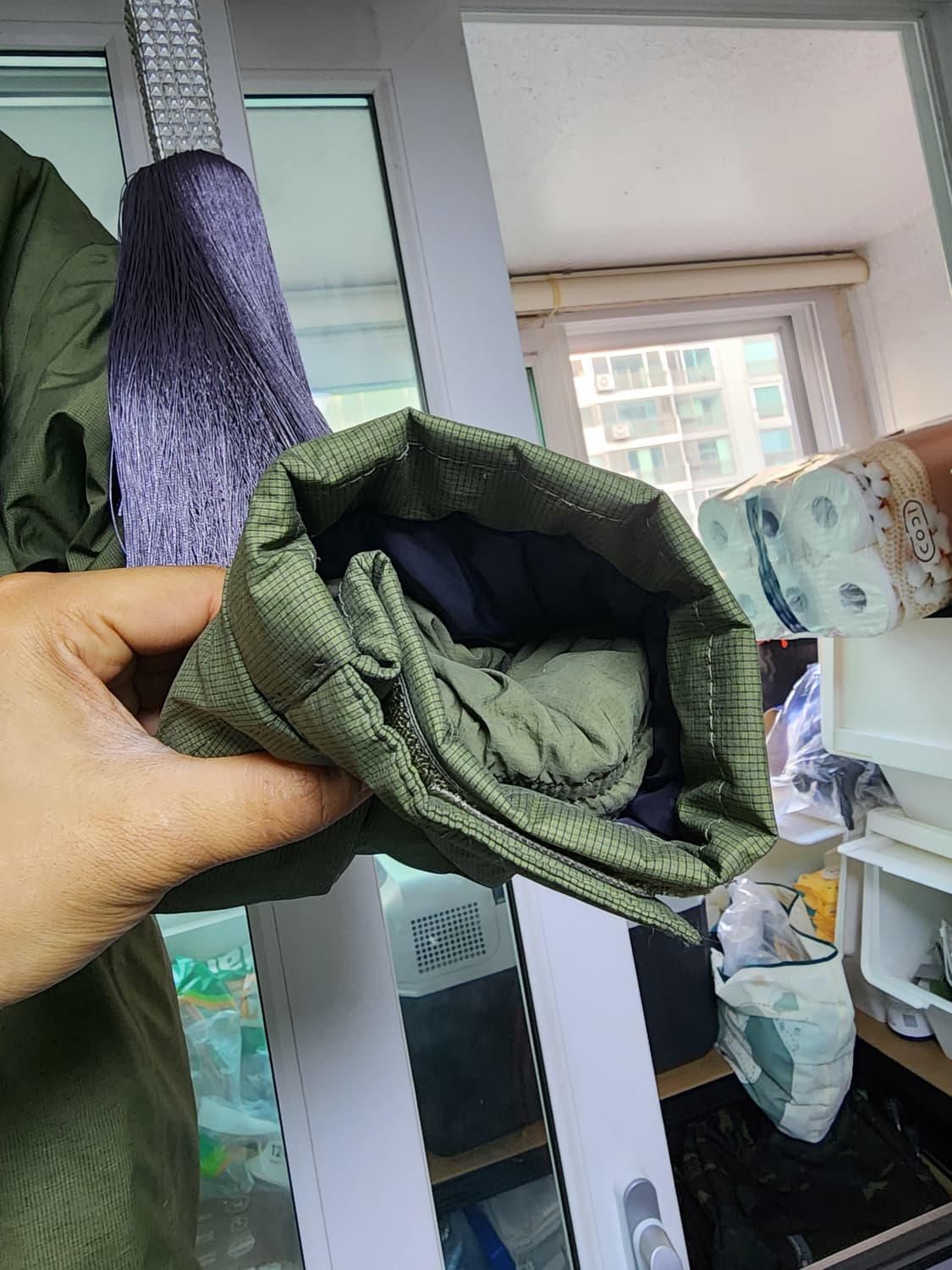 노스페이스 히말라야 SUMMIT 리얼벤트 카키칼러 105사이즈 XL팝니다 상품이미지4