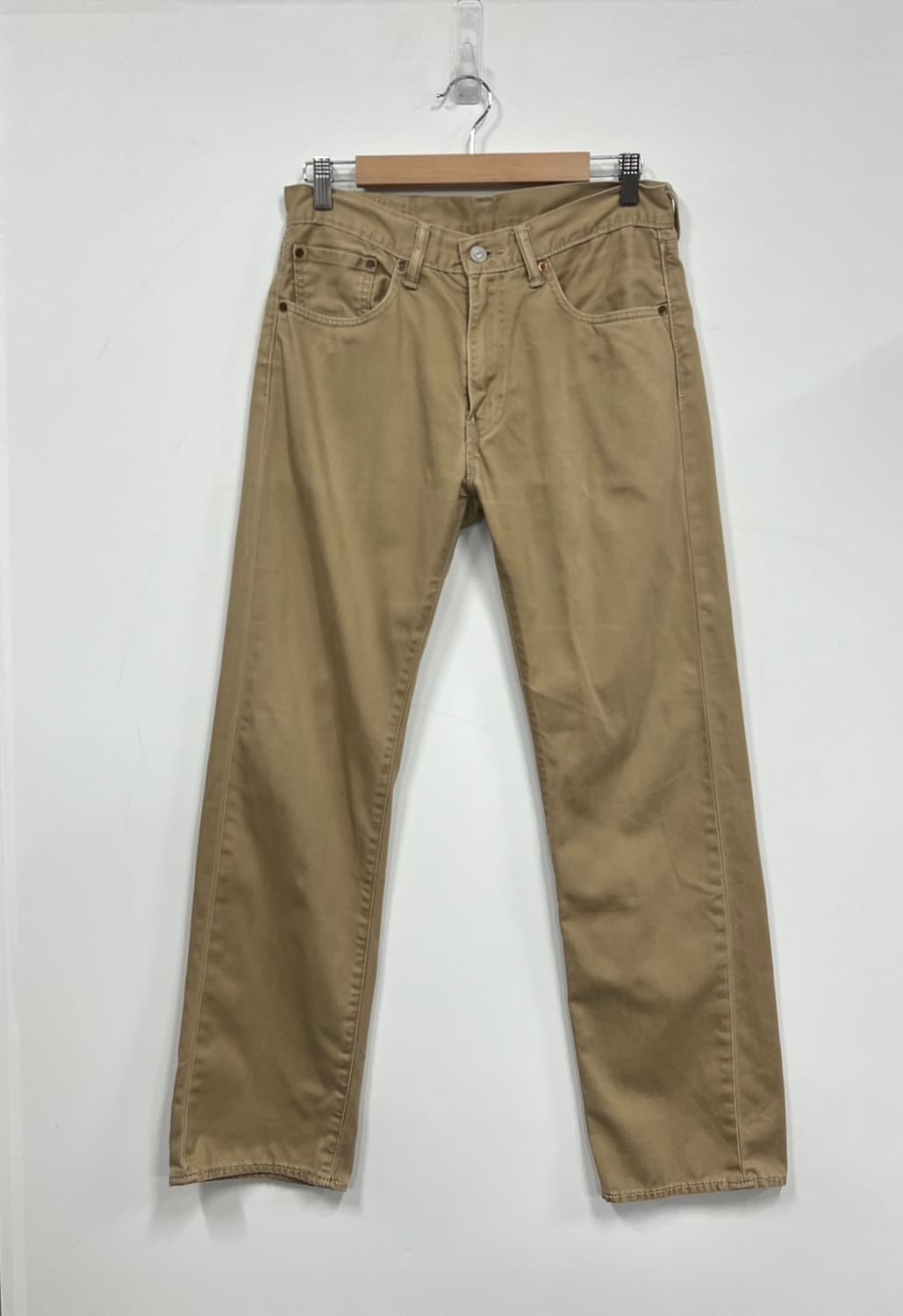 리바이스 505 베이지 코튼 팬츠 면바지 상품이미지8