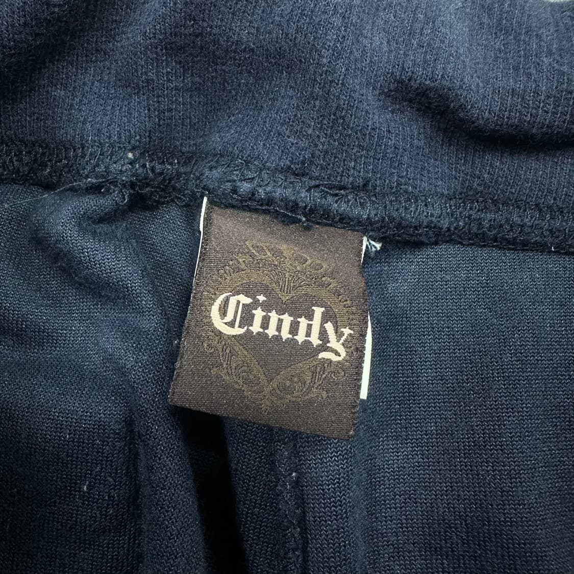 ✨ (바배) 신디 벨벳 네이비 트레이닝 팬츠  상품이미지4