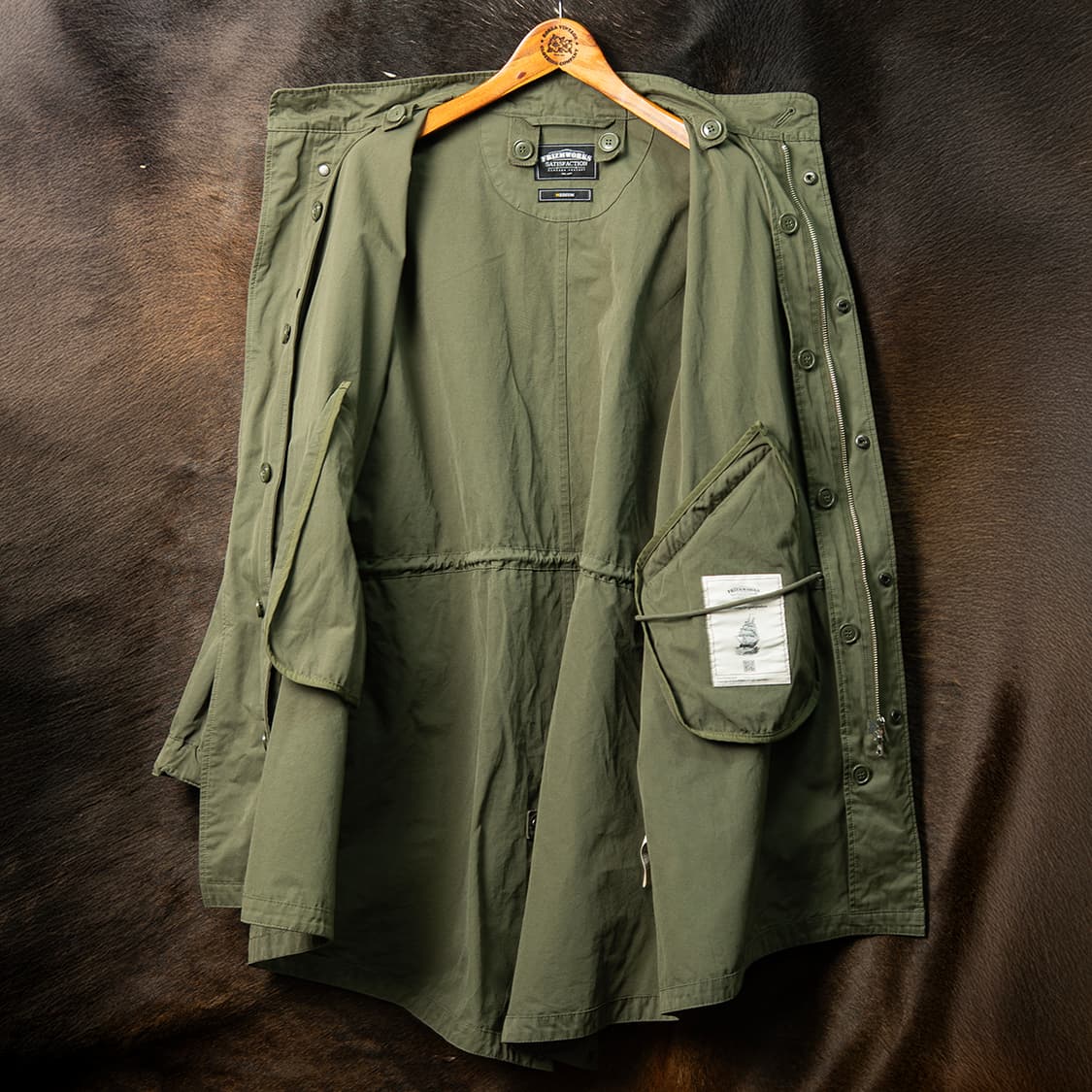 [M] 프리즘웍스 빈센트 M65 피쉬테일 파카 외피 단품  상품이미지8