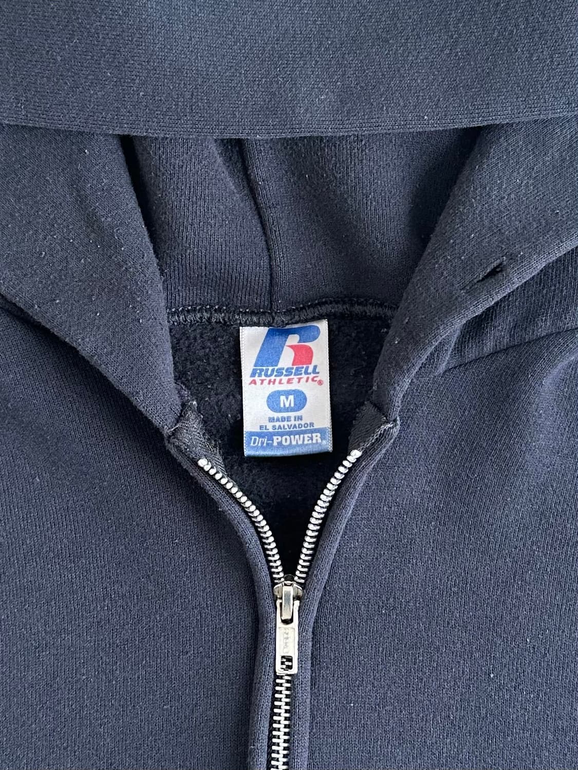 빈티지 러셀 후드집업 블랙 M 상품이미지5