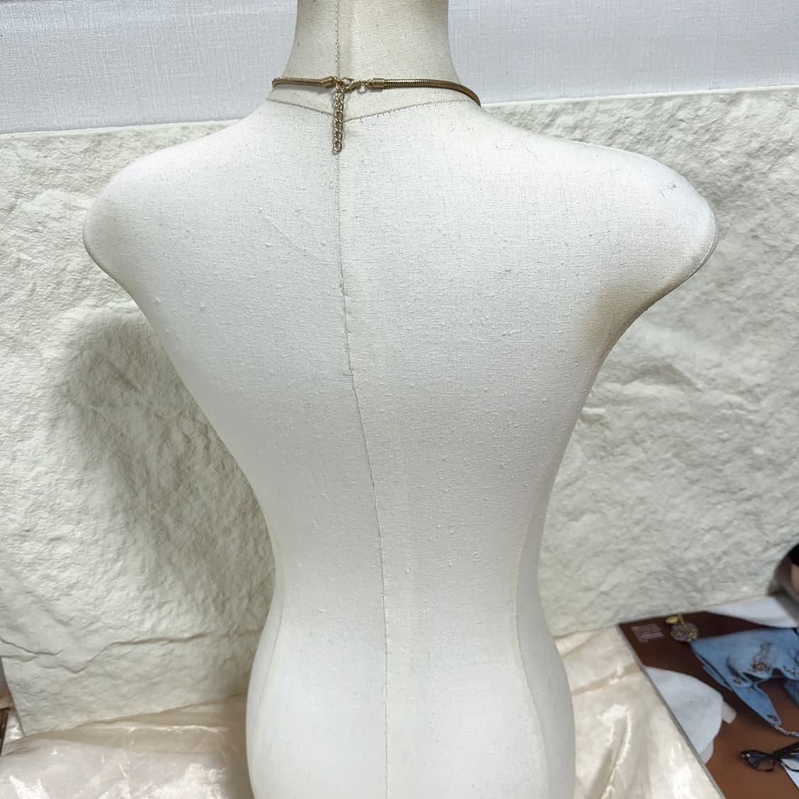 빈티지 중세 스네이크체인 플라워 목걸이 상품이미지3