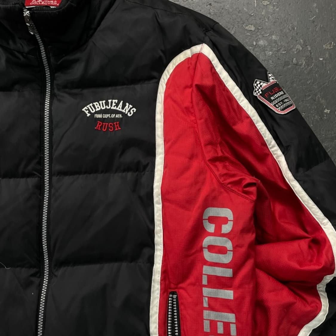 100 푸부 레이싱 덕다운 패딩 상품이미지2