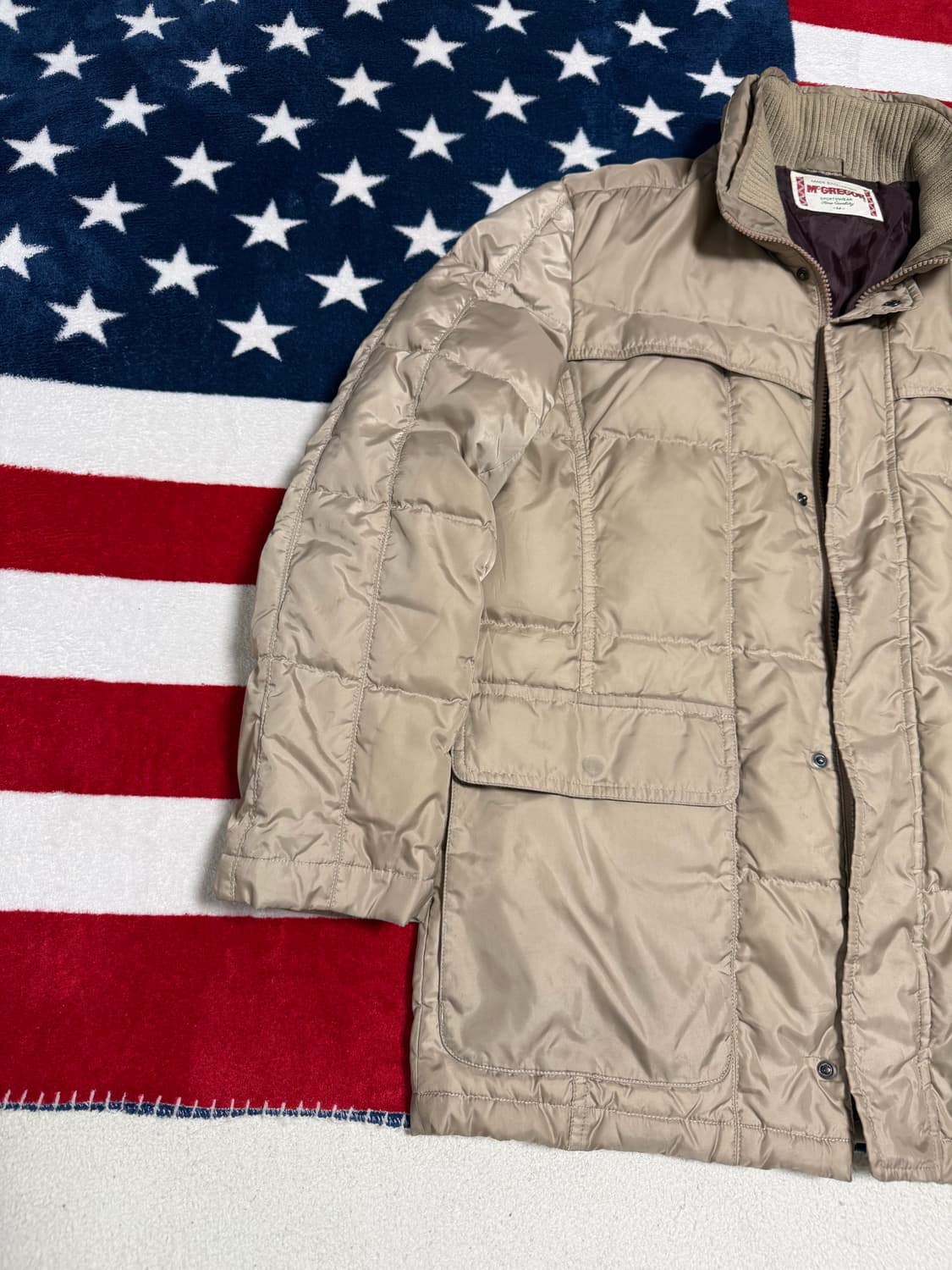 맥그리거 퀄팅 패딩자켓 Mcgregor padding jacket 빈티지 상품이미지3