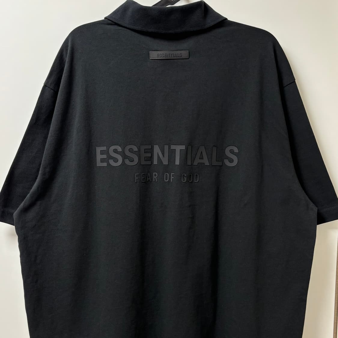 피어오브갓 에센셜 블랙 반팔 카라티 S 상품이미지1