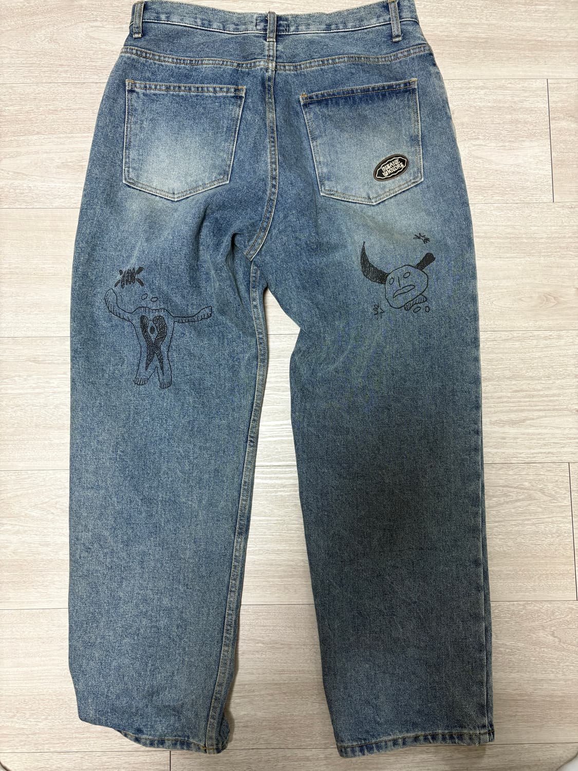 인세인개러지x위캔더스 데님팬츠 상품이미지2