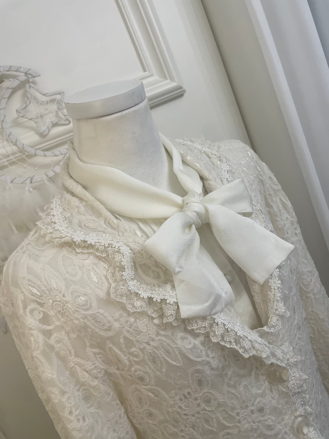 ivory lace fairy lovely jacket(size-M~L) 상품이미지9