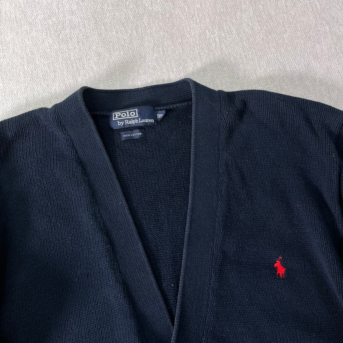 100 폴로랄프로렌 90s 코튼 니트 가디건 상품이미지2