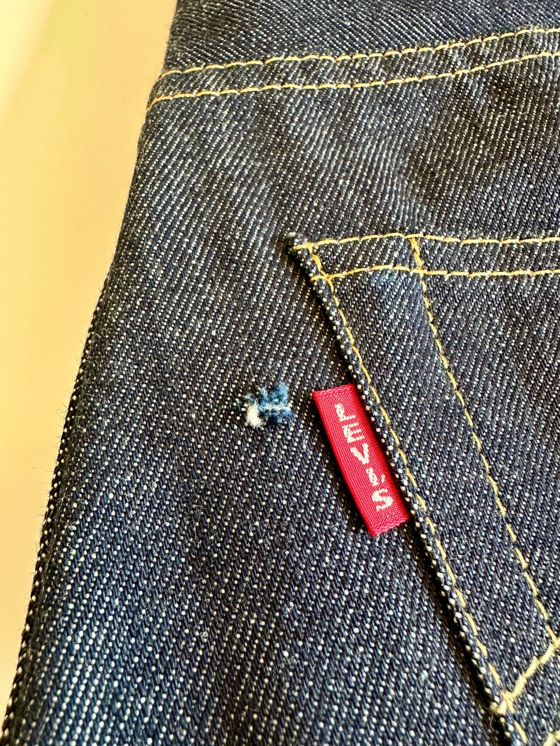 LVC 47501 리지드 33사이즈 신품급 생지 상품이미지2