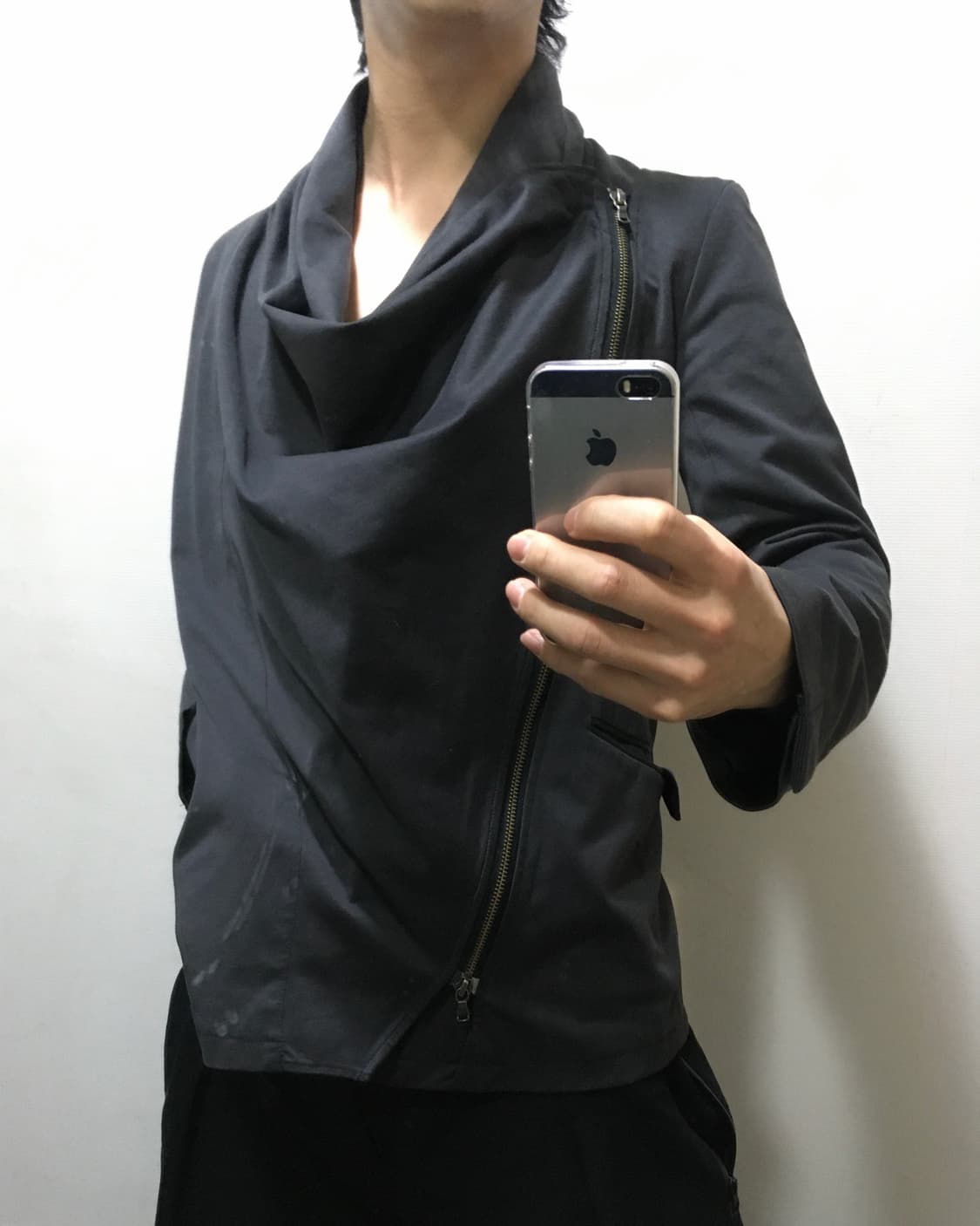 토네이도 마트 비대칭 드레이프 자켓 상품이미지2