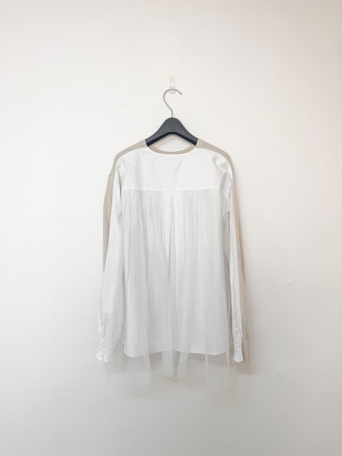 quinoa 니트 튤 상의 상품이미지3