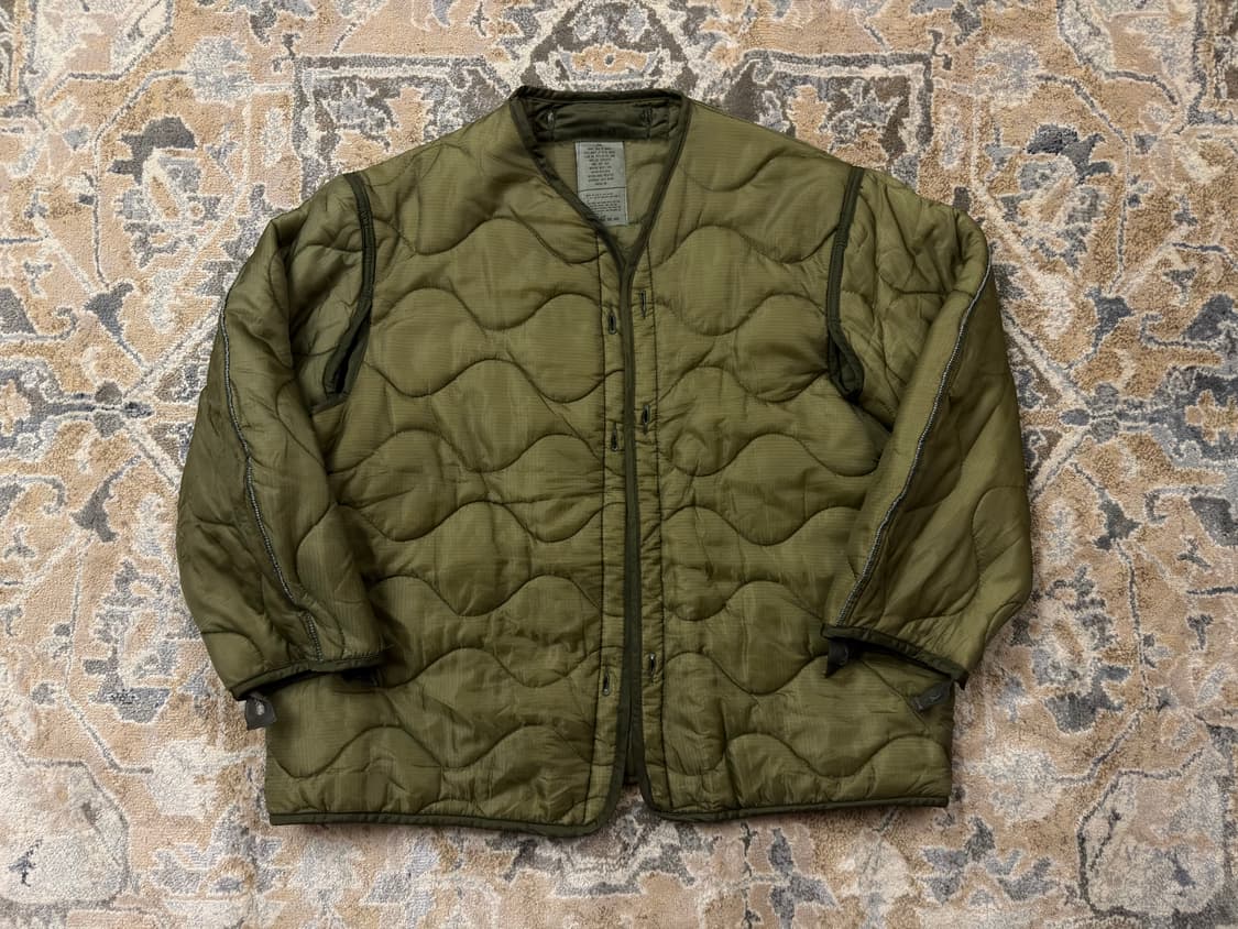 [미군 오리지널] 85년산 M-65 필드자켓 내피 데드스탁 L 상품이미지1