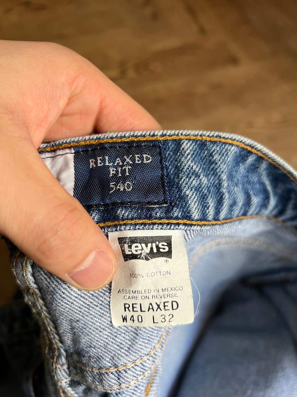 [40]90's 리바이스 시그니처 USA 540 배기 릴렉스핏 데님 팬츠 상품이미지6