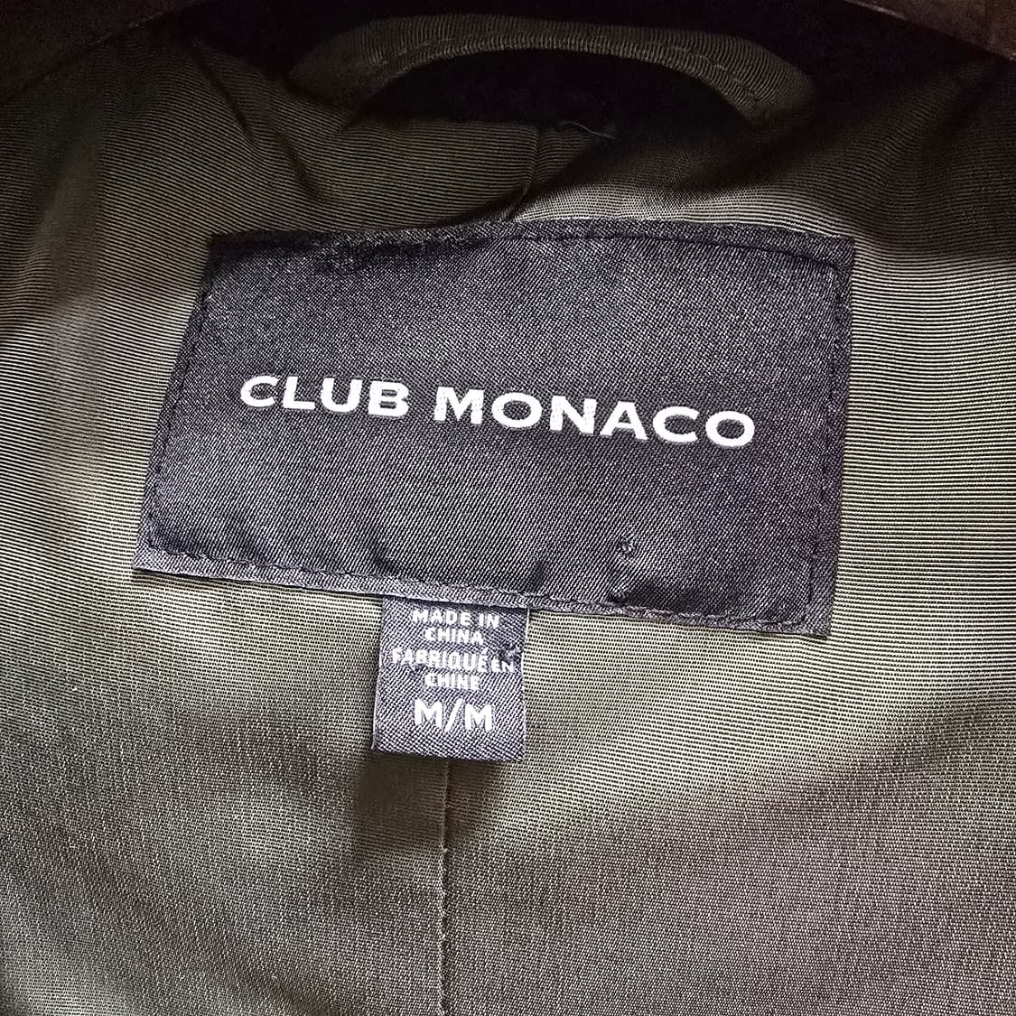 클럽모나코 후드패딩 / 카키 / M 상품이미지5