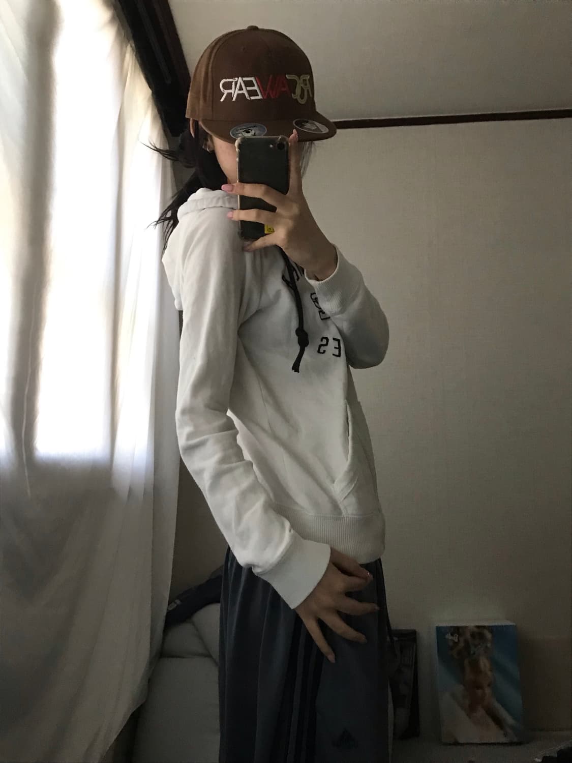 홀리스터 화이트 후드집업 상품이미지4