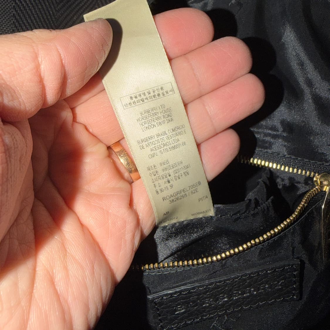 버버리 레더 토트&크로스 2WAY 백 상품이미지4