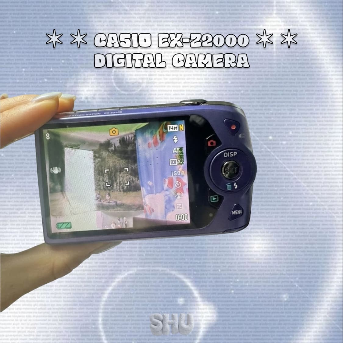 카시오 엑슬림 EX-Z2000 빈티지 디카 퍼플 상품이미지5