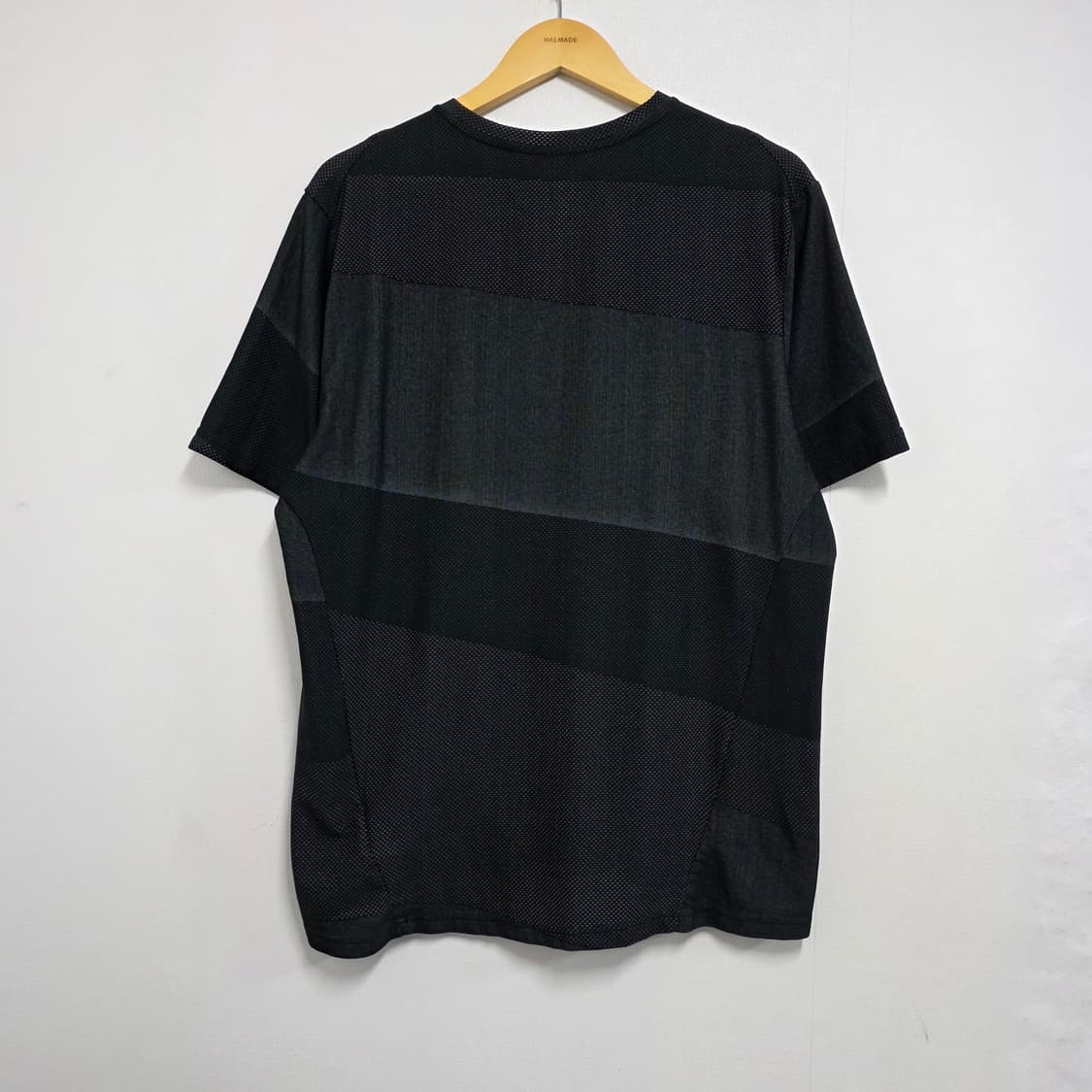 XXL) 나이키 드라이핏 스트라이프 기능성 반팔티셔츠 차콜그레이 상품이미지3