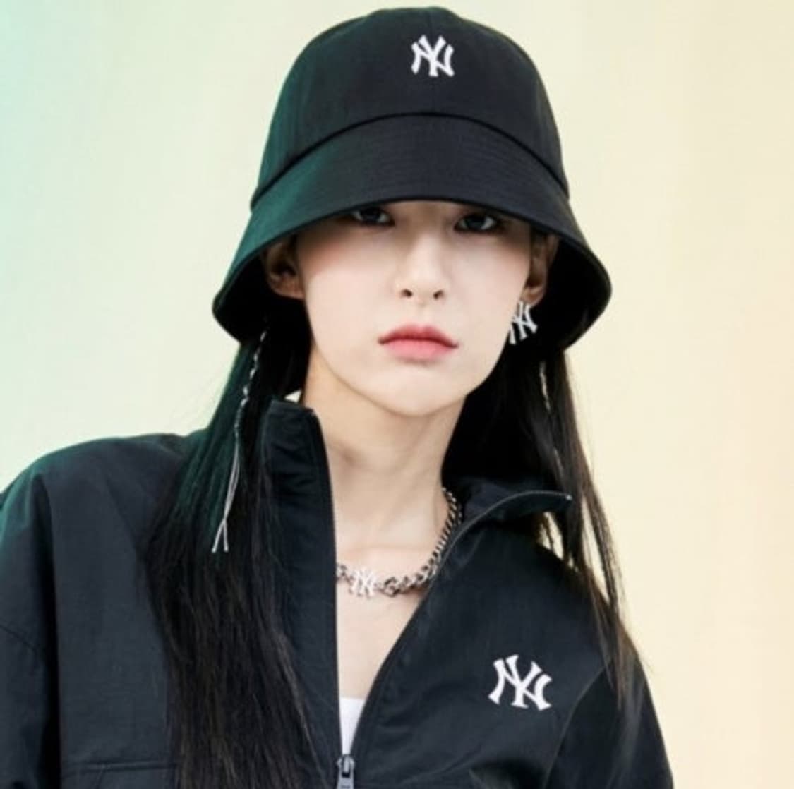 MLB 뉴욕양키즈 베이지 버킷햇 상품이미지5