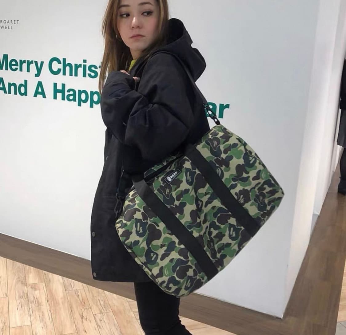 베이프 초록카모 더블백 미개봉 상품이미지6