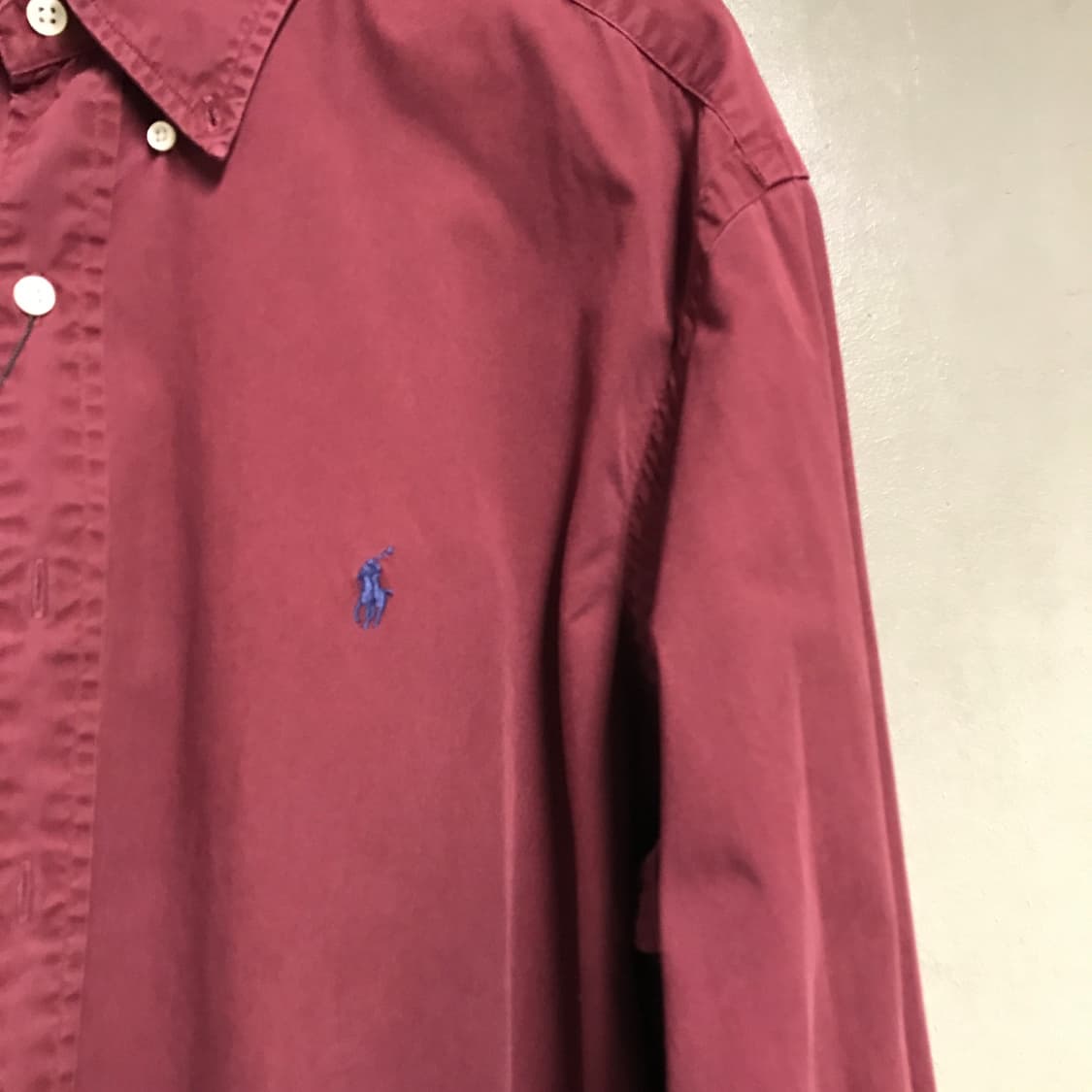 폴로 랄프로렌 레드 셔츠 XXL 상품이미지4