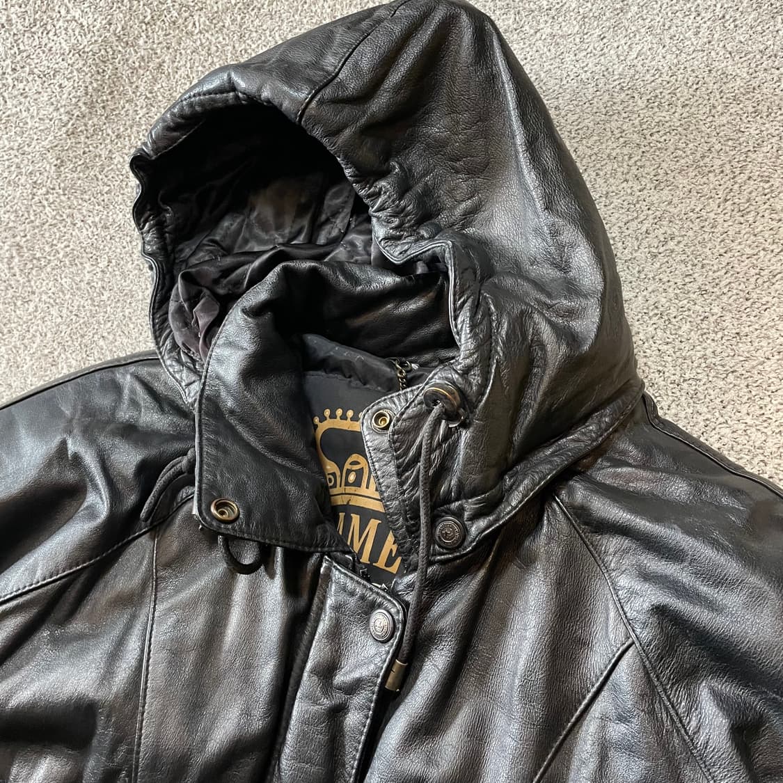 올아메리칸 레더 사파리 다운자켓 상품이미지5