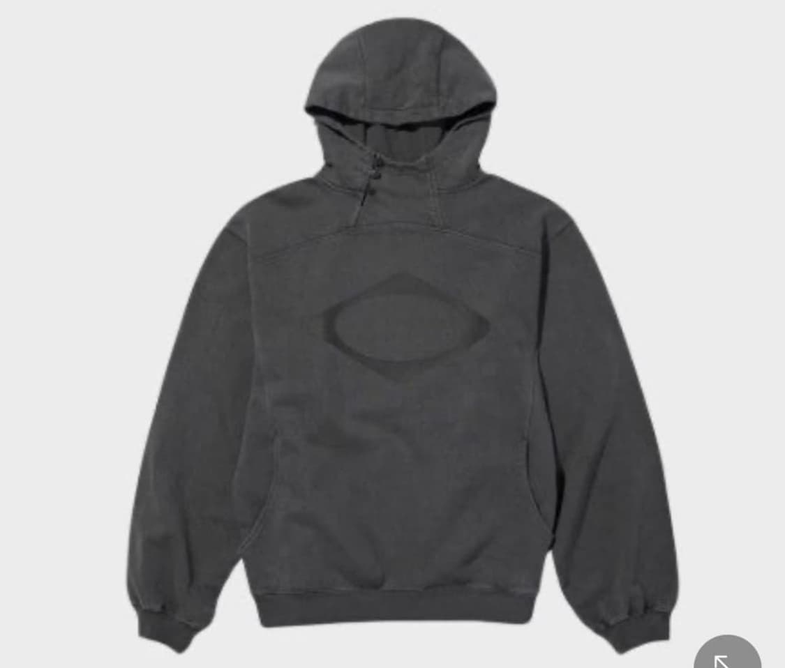 미스치프 롬버스 사이드 버튼업 워시드 후드티 m 상품이미지1