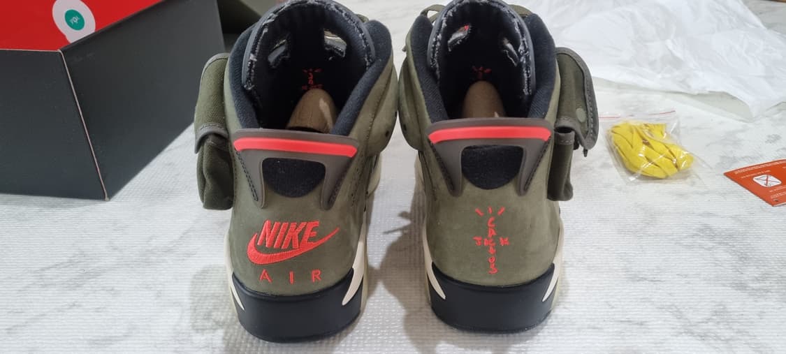 나이키 에어조던 6 트래비스 스캇 올리브 270 상품이미지6