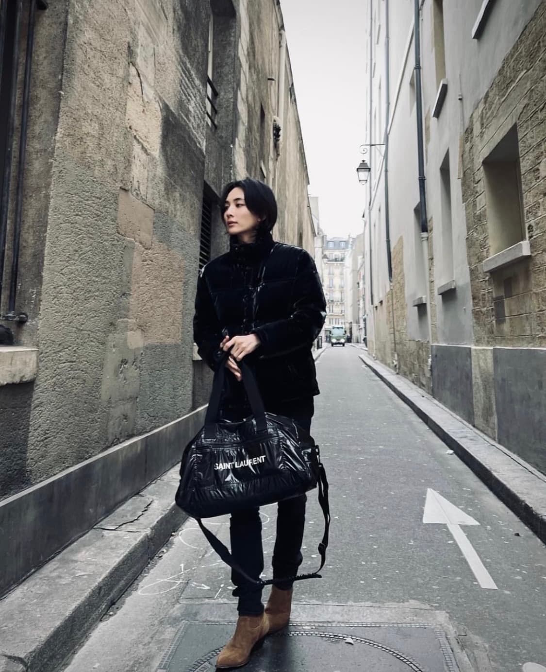 생로랑 래커드 패딩  상품이미지3