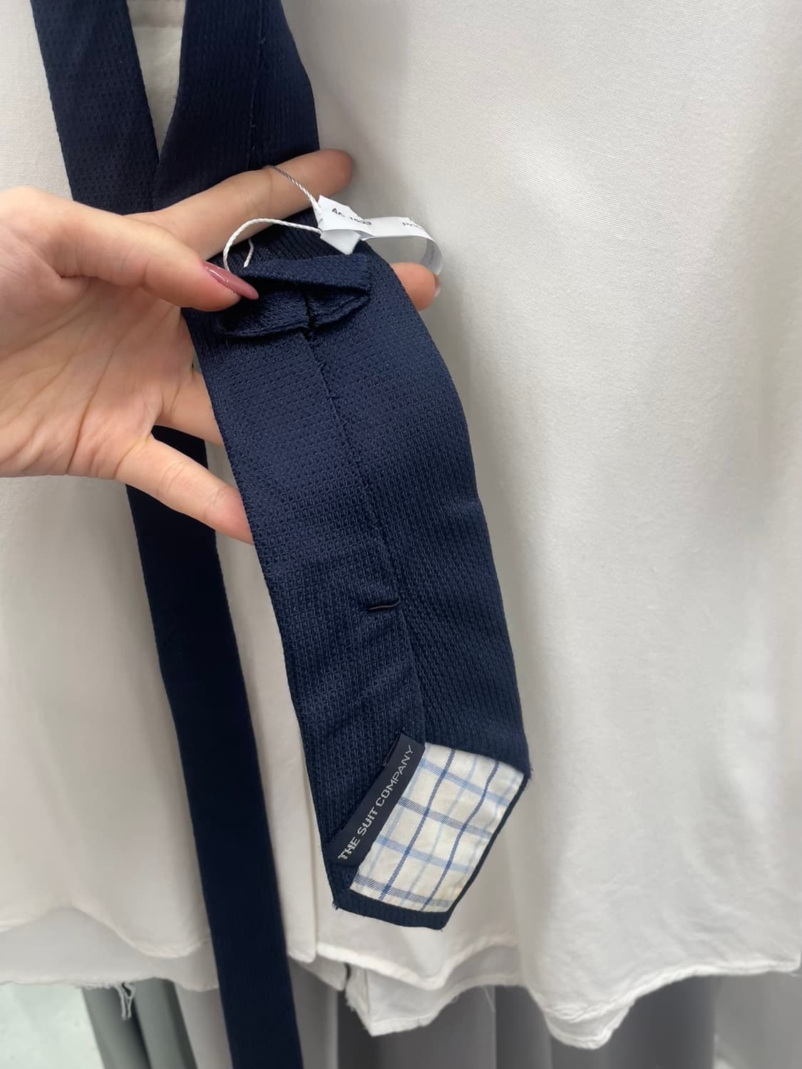 네이비 슬림타이 상품이미지3