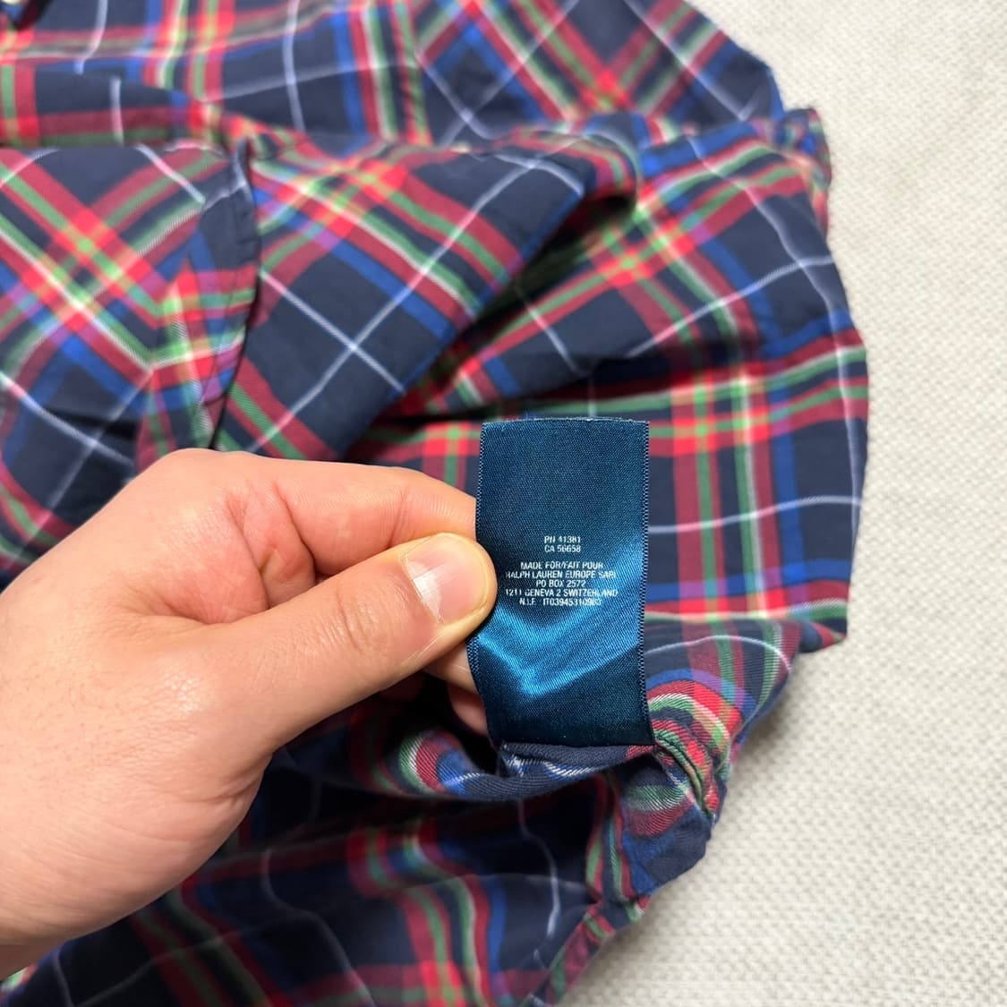 폴로 랄프로렌 멀티컬러 체크 셔츠 상품이미지6