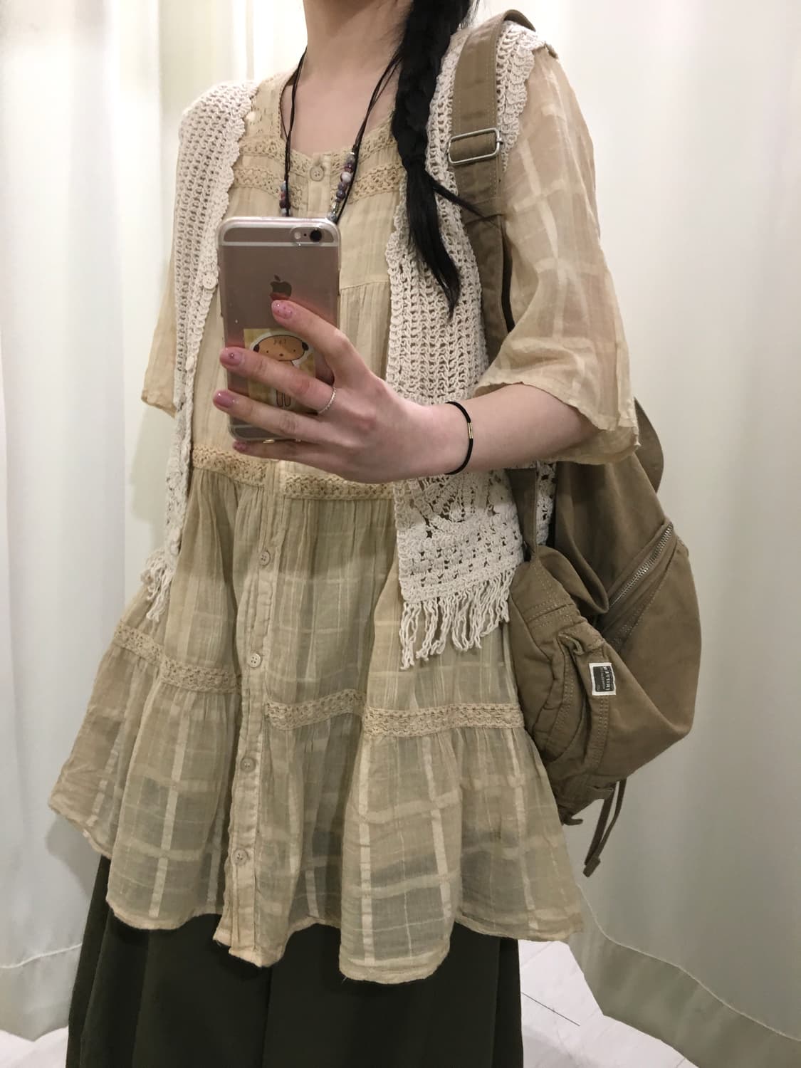 hippie crochet vest 상품이미지6