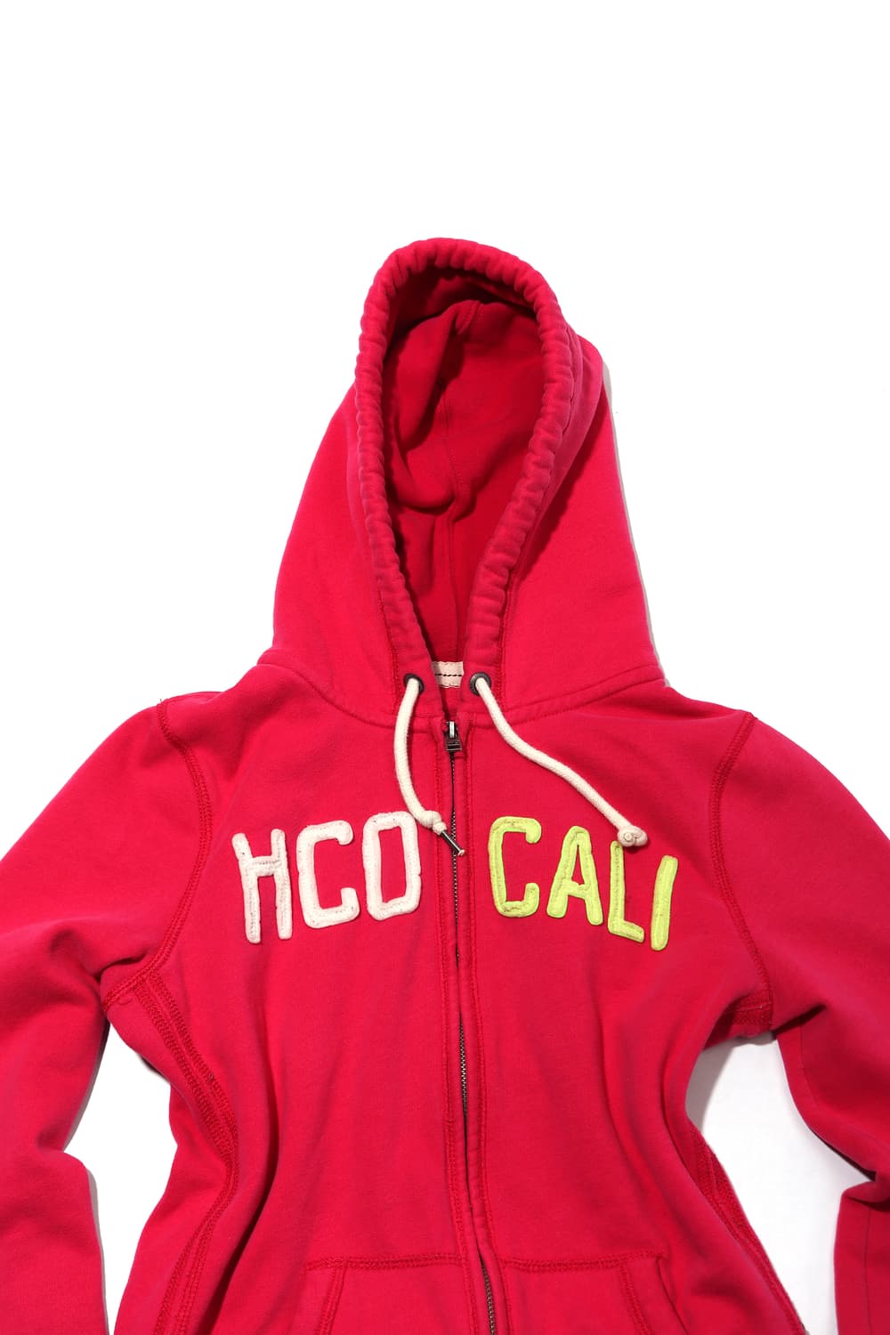 HOLLISTER 핑크 기모 후드집업 women M 상품이미지3