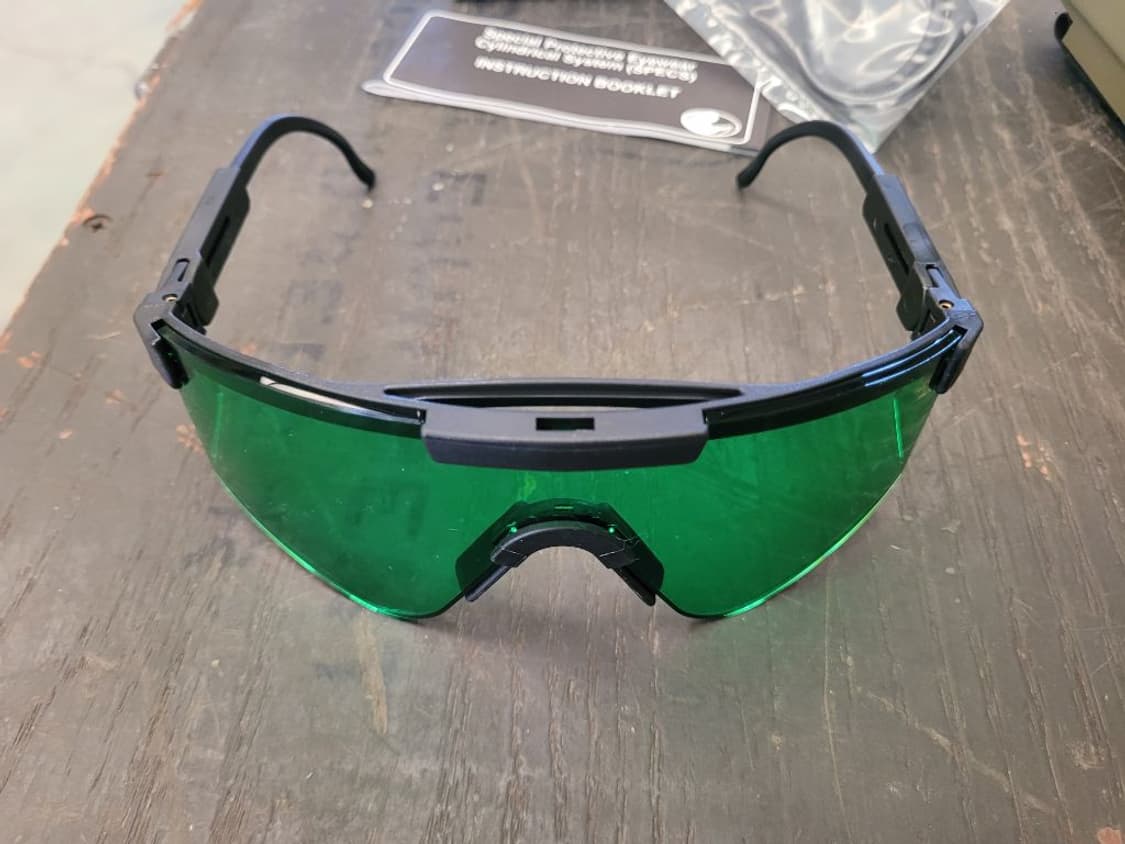 미 빈티지 레이저 보호 안전 고글 상품이미지4