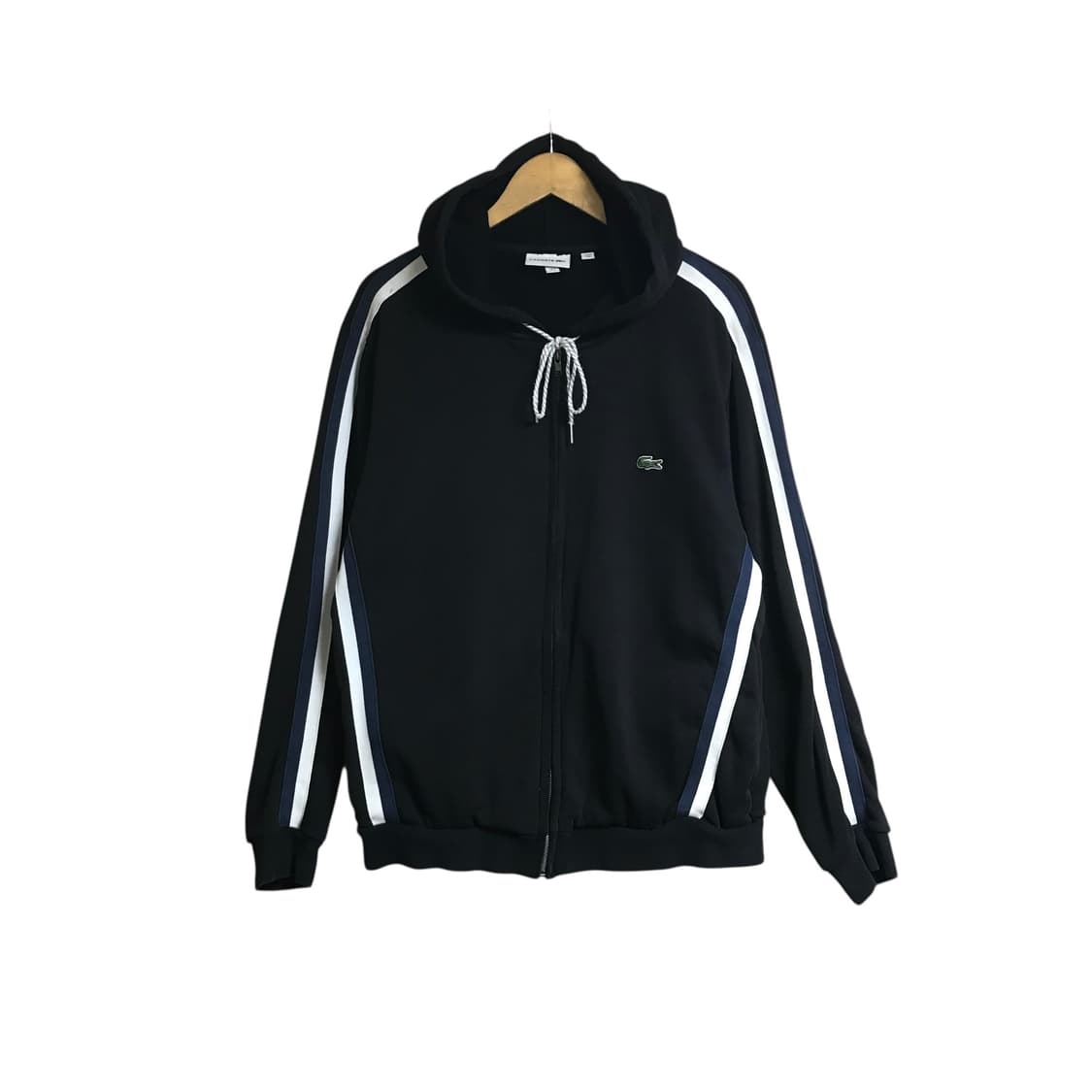 라코스테 검정 후드집업 자켓 상품이미지2