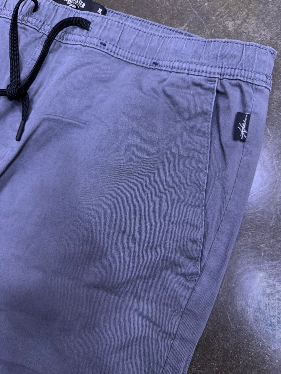 홀리스터 조거팬츠 코튼 나일론 혼방 그레이 XL 상품이미지4