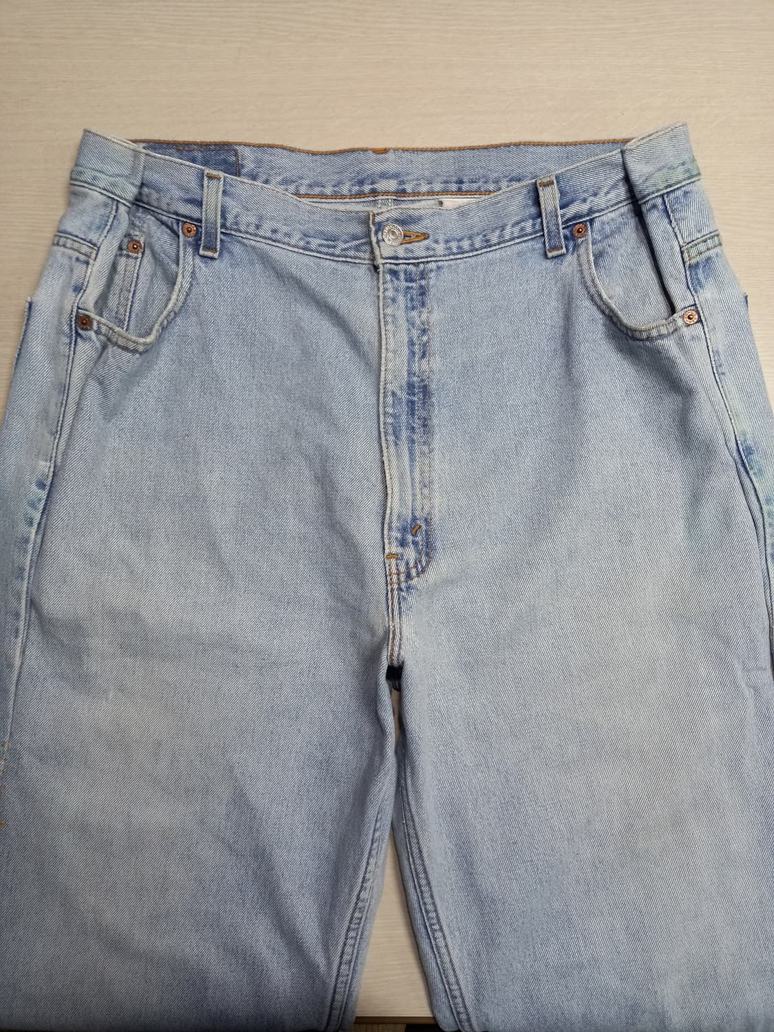 36 90's 리바이스560 RedPont 테이퍼드진 연청 36-444 상품이미지3