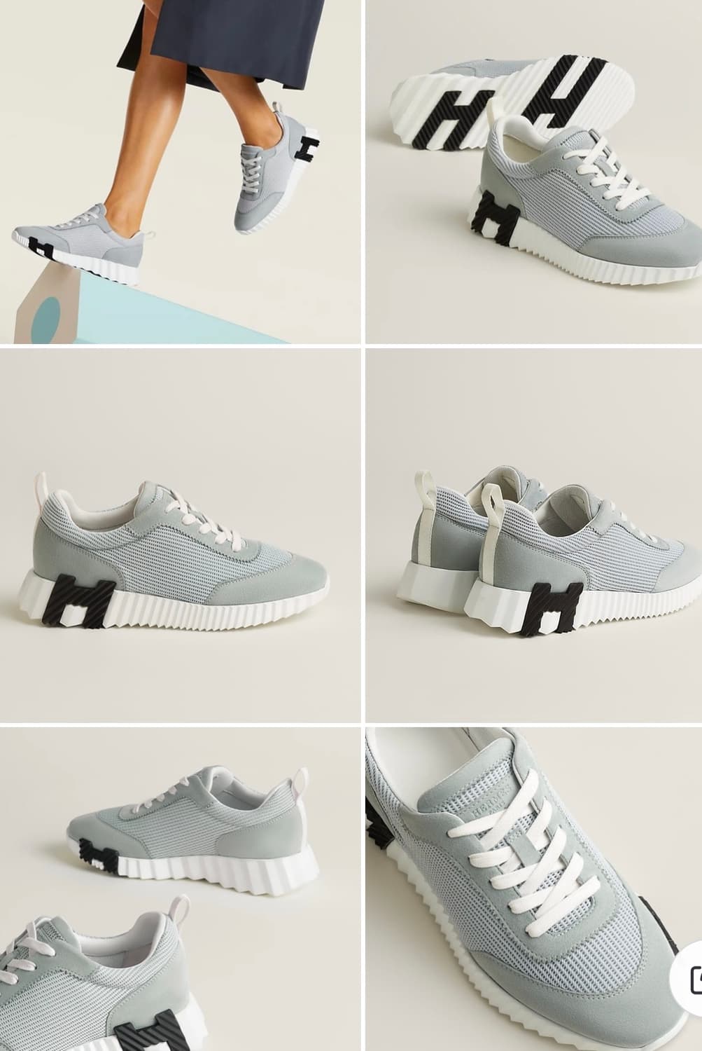 에르메스 바운싱 메쉬 파스텔하늘색 (그리 뉘아주 컬러) 상품이미지7