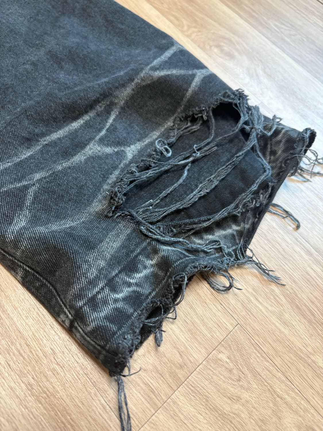 LECYTO 레시토 부츠컷 디스트로이드 워싱 데님 상품이미지3