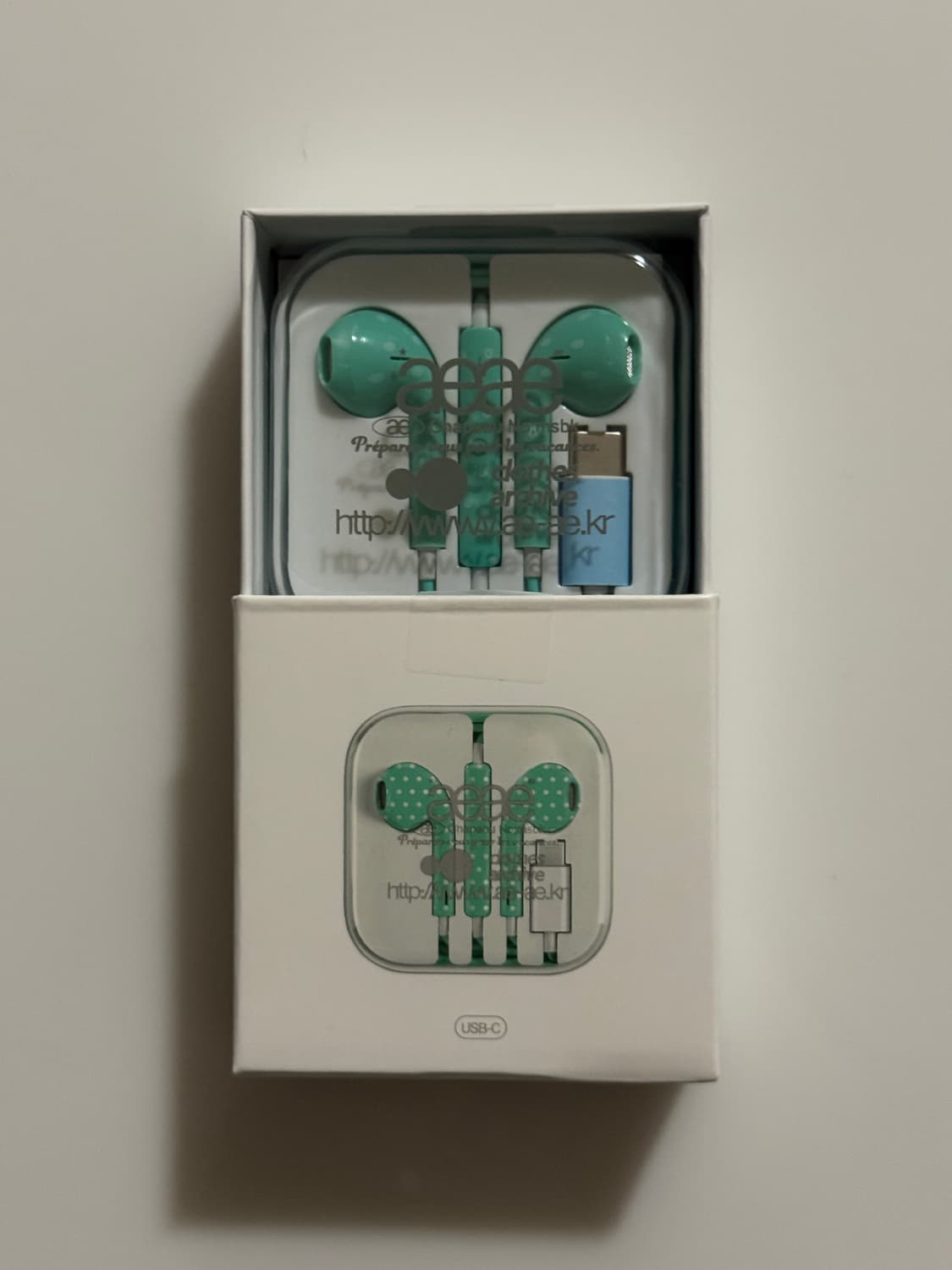 aeae 이어폰 민트 상품이미지1