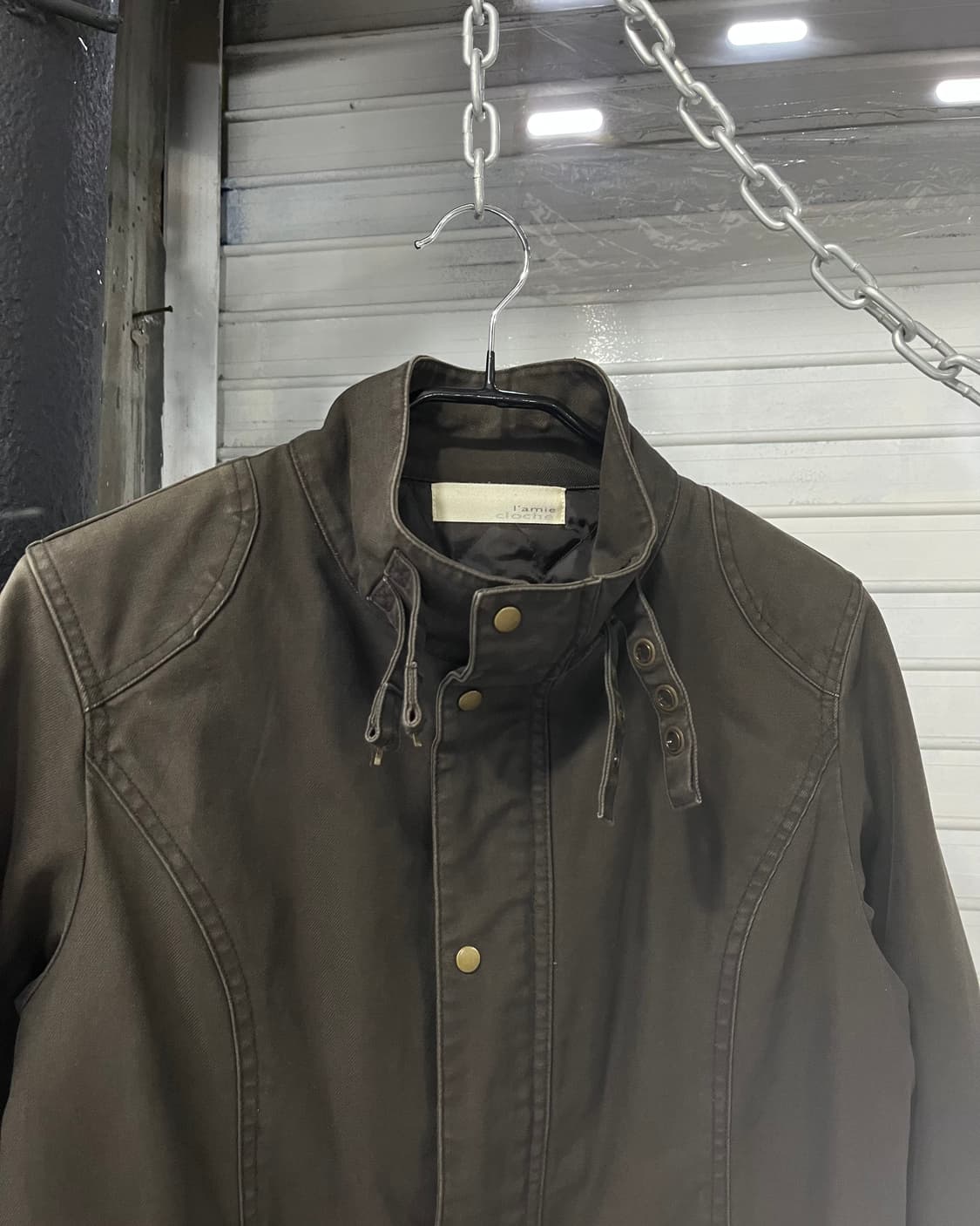 vtg fade biker jacket 상품이미지2