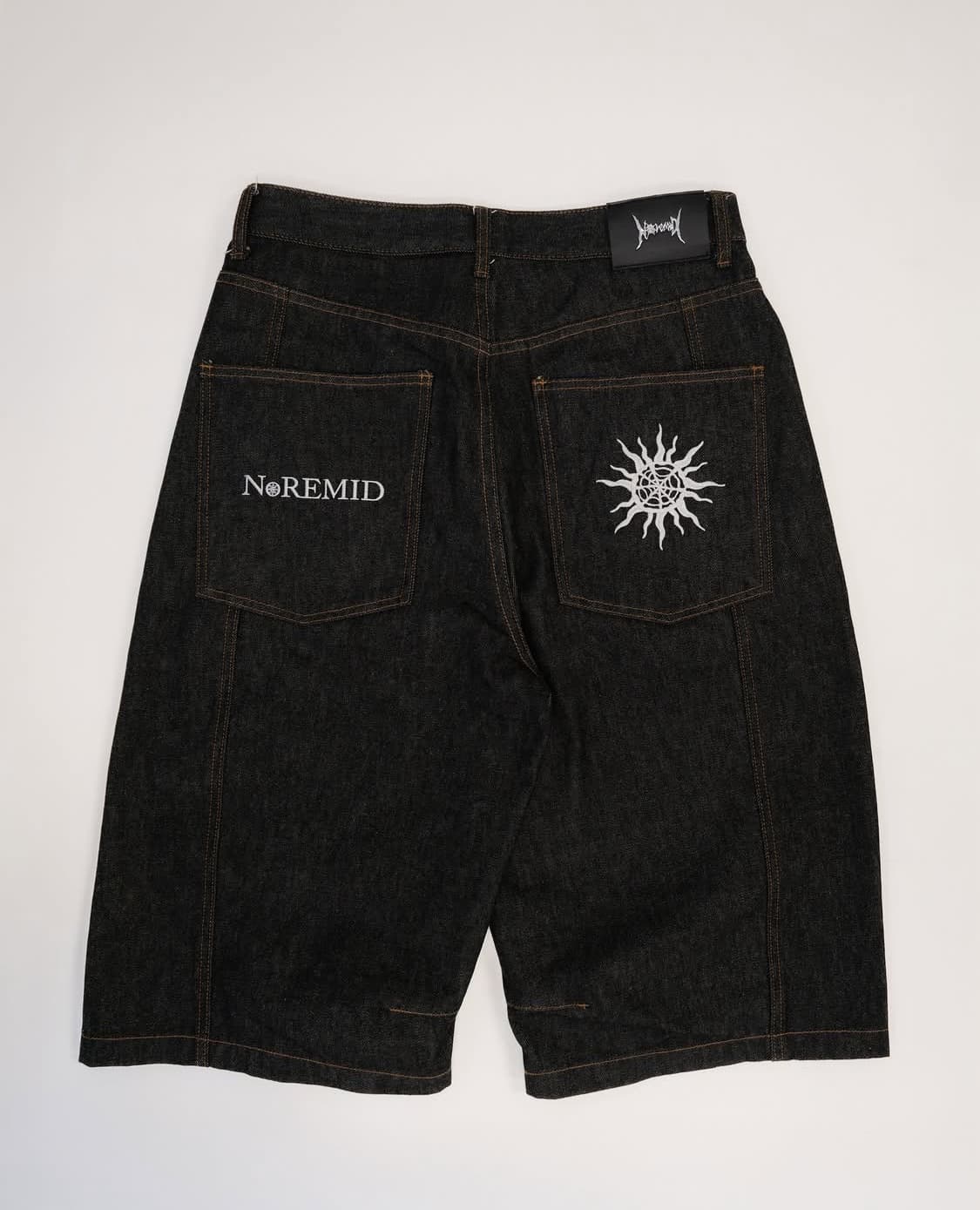 NOREMID RIGIT BAGGY JORTS – BLACK 상품이미지2