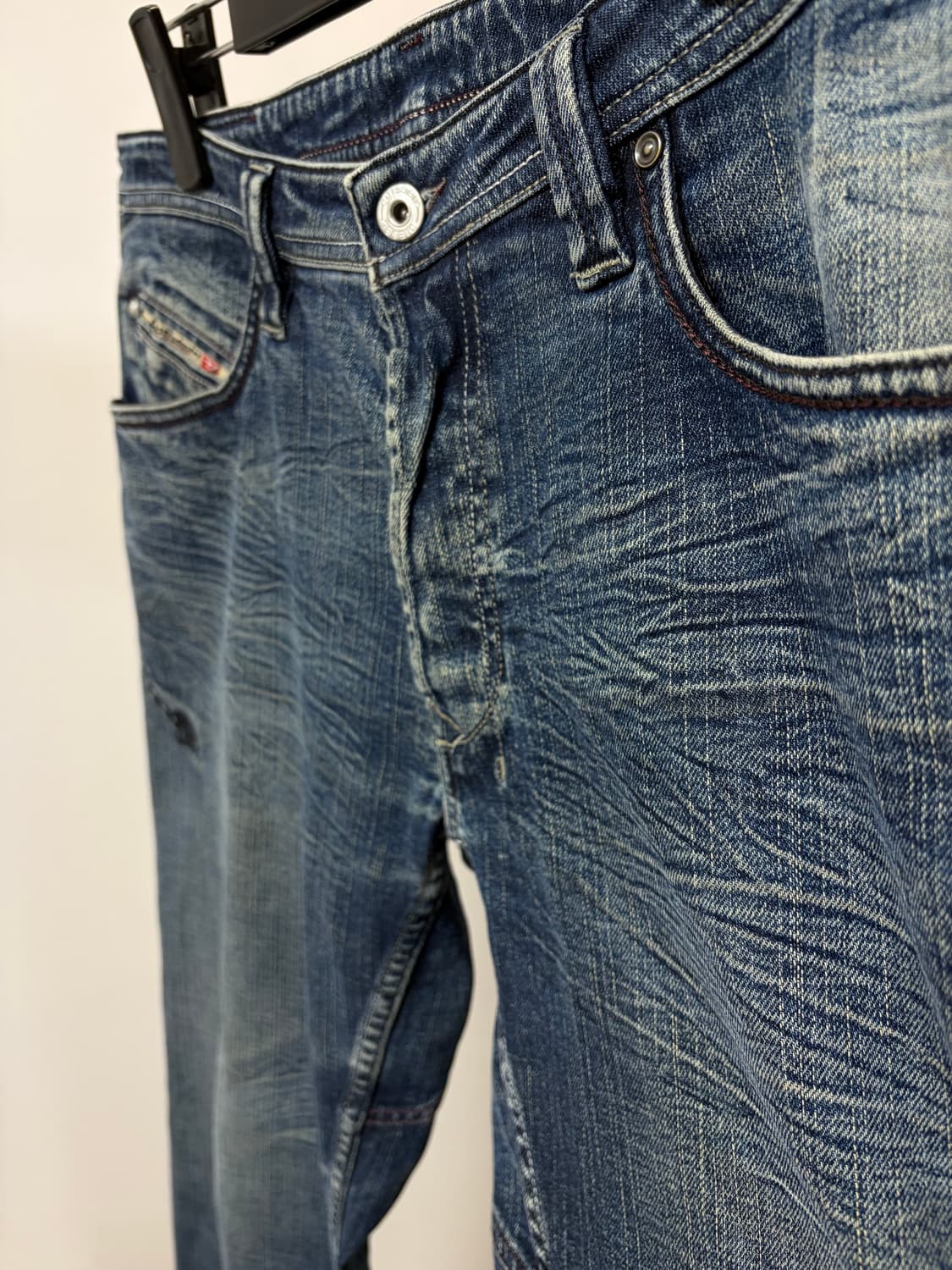 (34) Diesel 디젤 빈티지 워싱 로우라이즈 데님 팬츠 상품이미지10