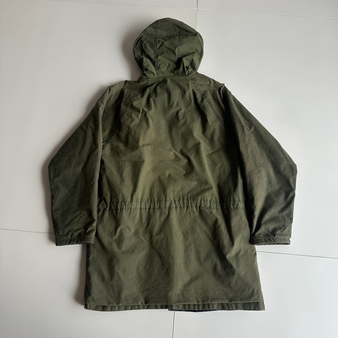 90s 폴로 스포츠맨 왁스 자켓 USA MADE 블랙와치 안감 탈론 상품이미지7