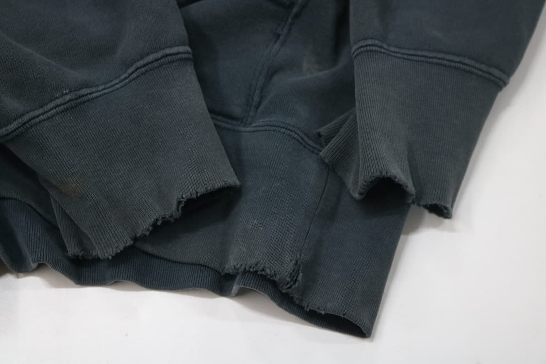 Uniqlo U 유니클로U 빈티지 페이딩 차콜 후드 티셔츠 (L) 상품이미지5