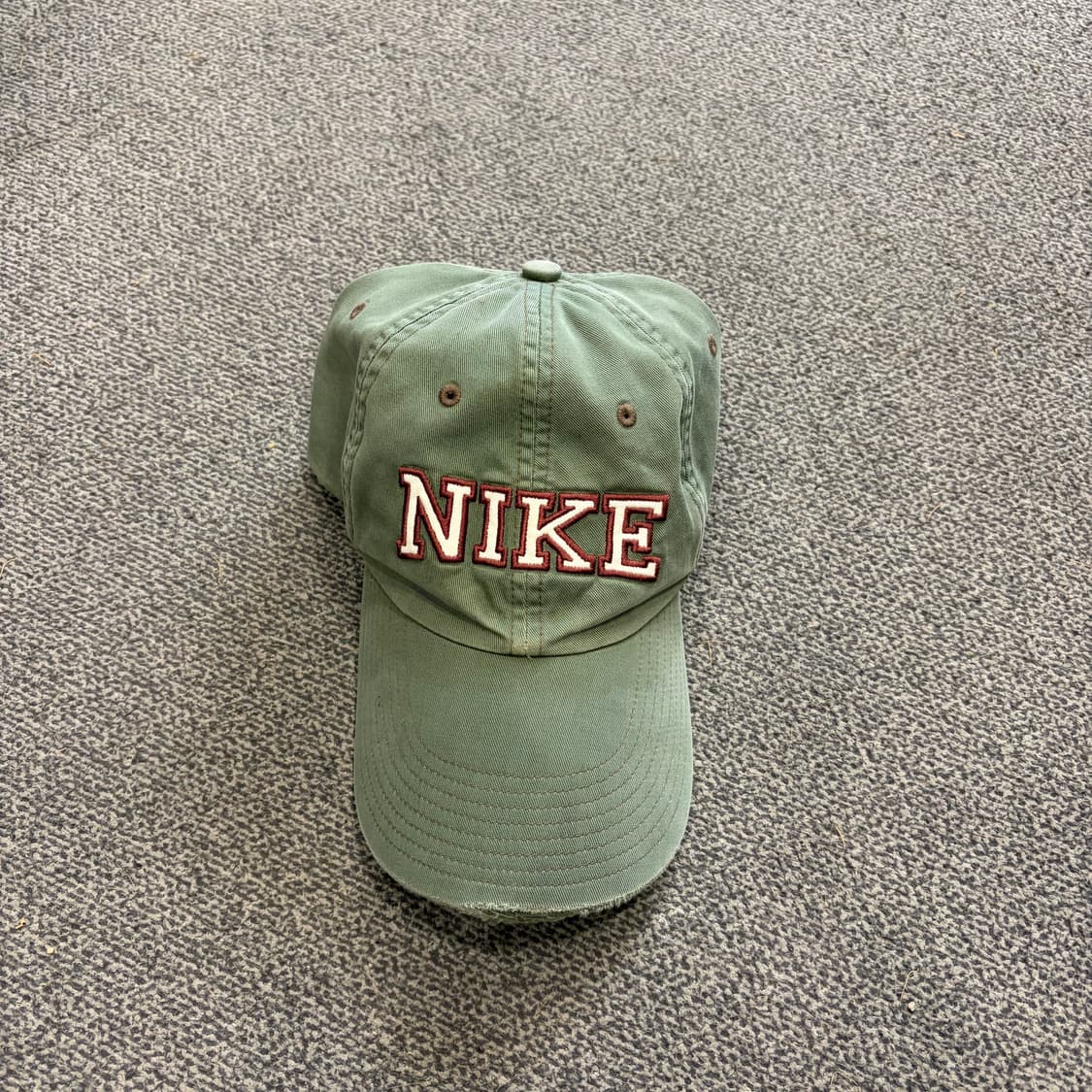 237. 나이키 올드스쿨 빈티지 카키캡 상품이미지1
