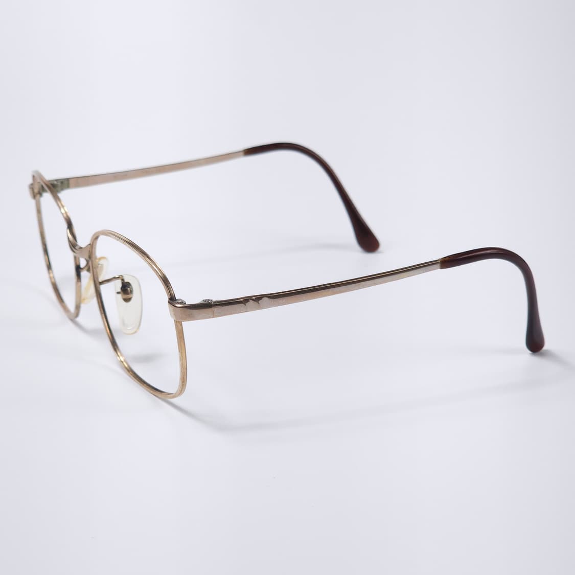 90's 14K 도금 올드빈티지 안경 상품이미지2