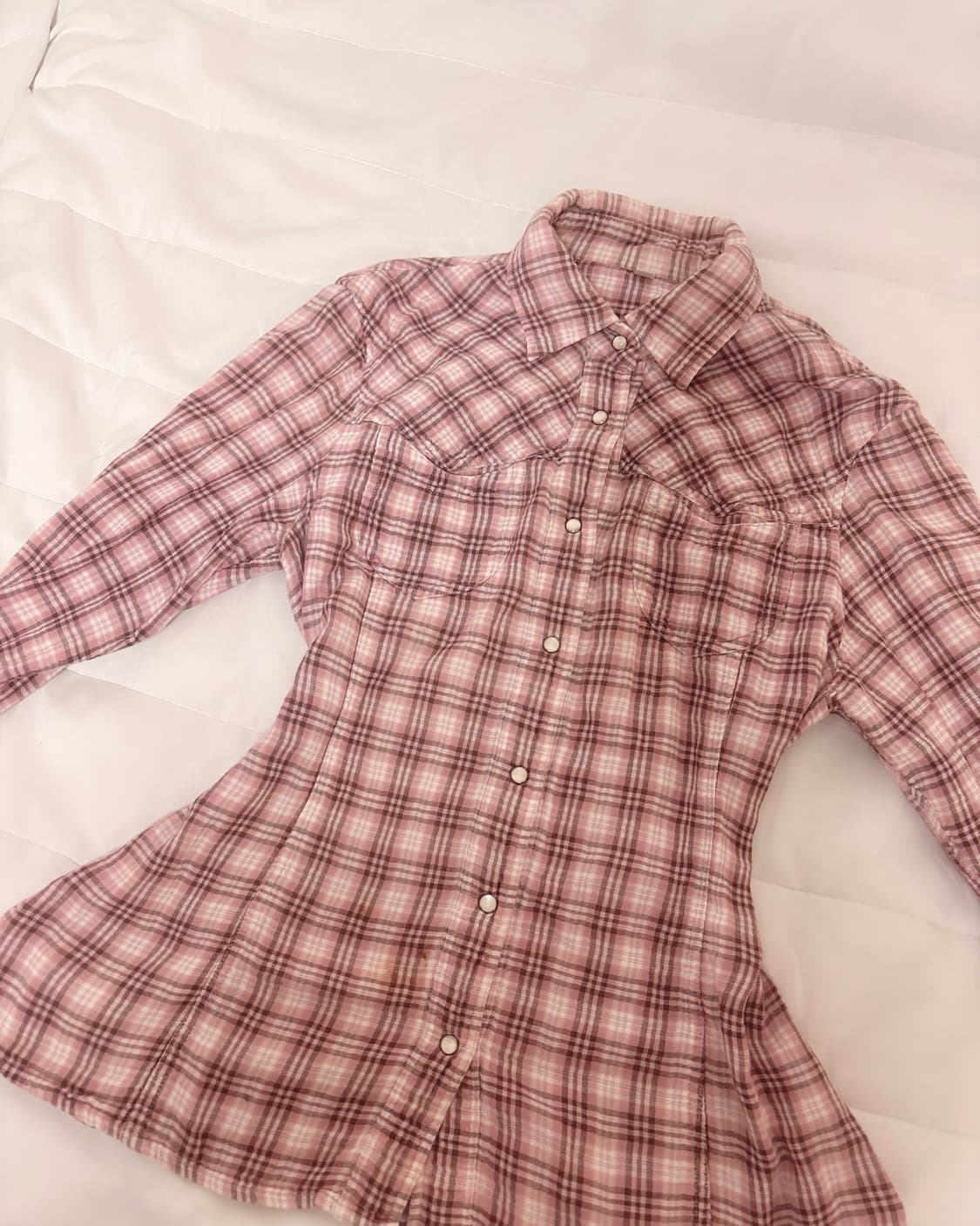 딸기 초코 대장 셔츠 일본 빈티지 너드걸 리즈리사 딸기우유 핑크 브라운 상품이미지1