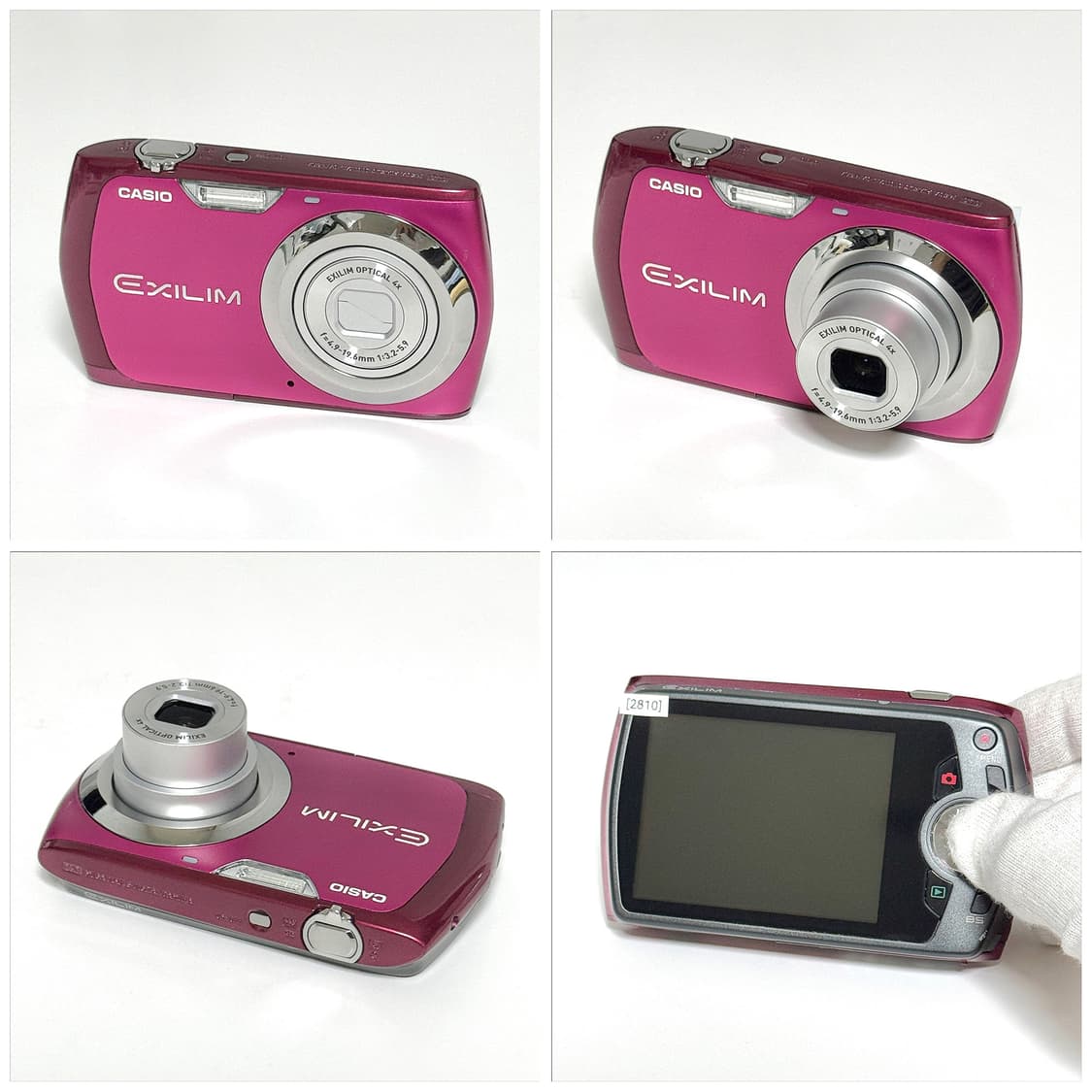 카시오 엑슬림 Z370 체리핑크 빈티지디카 상품이미지2