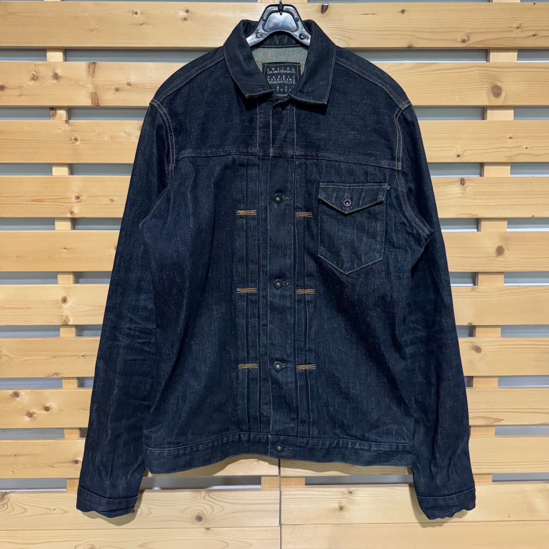 쿠로 데님 자켓 상품이미지1